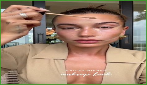 Hailey Bieber Shared Her Makeup Routine on TikTok